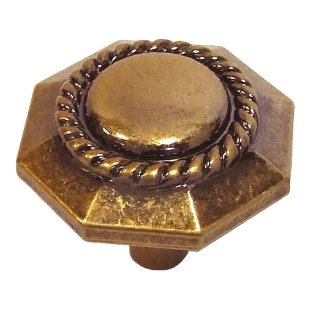 1-3/16 In. Ravel Antique Rose Gold Cabinet Knob