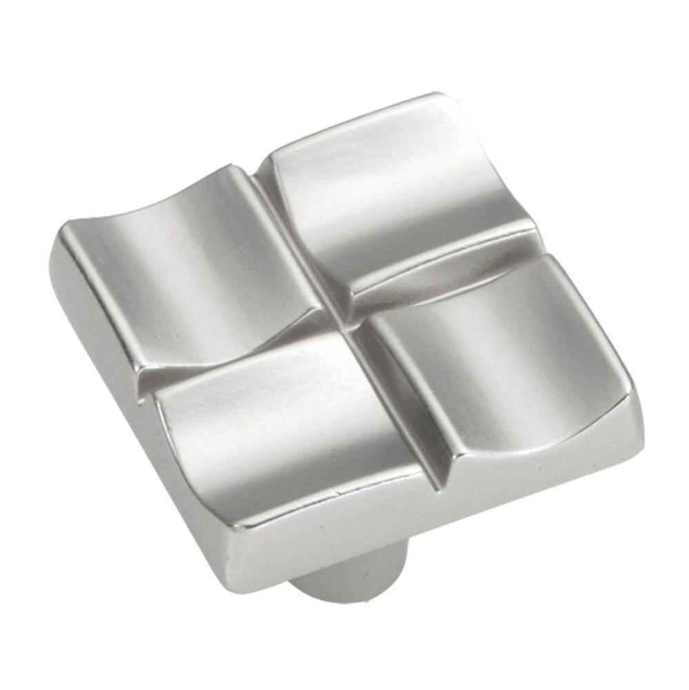 1 In. Tidal Flat Nickel Cabinet Knob