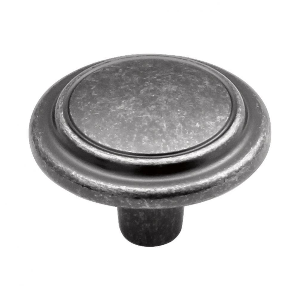 1-1/4 In. Eclipse Black Nickel Vibed Cabinet Knob