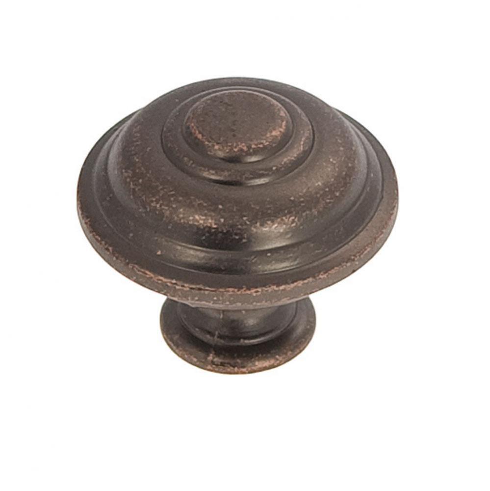 1-1/4 In. Manor House Dark Antique Copper Cabinet Knob