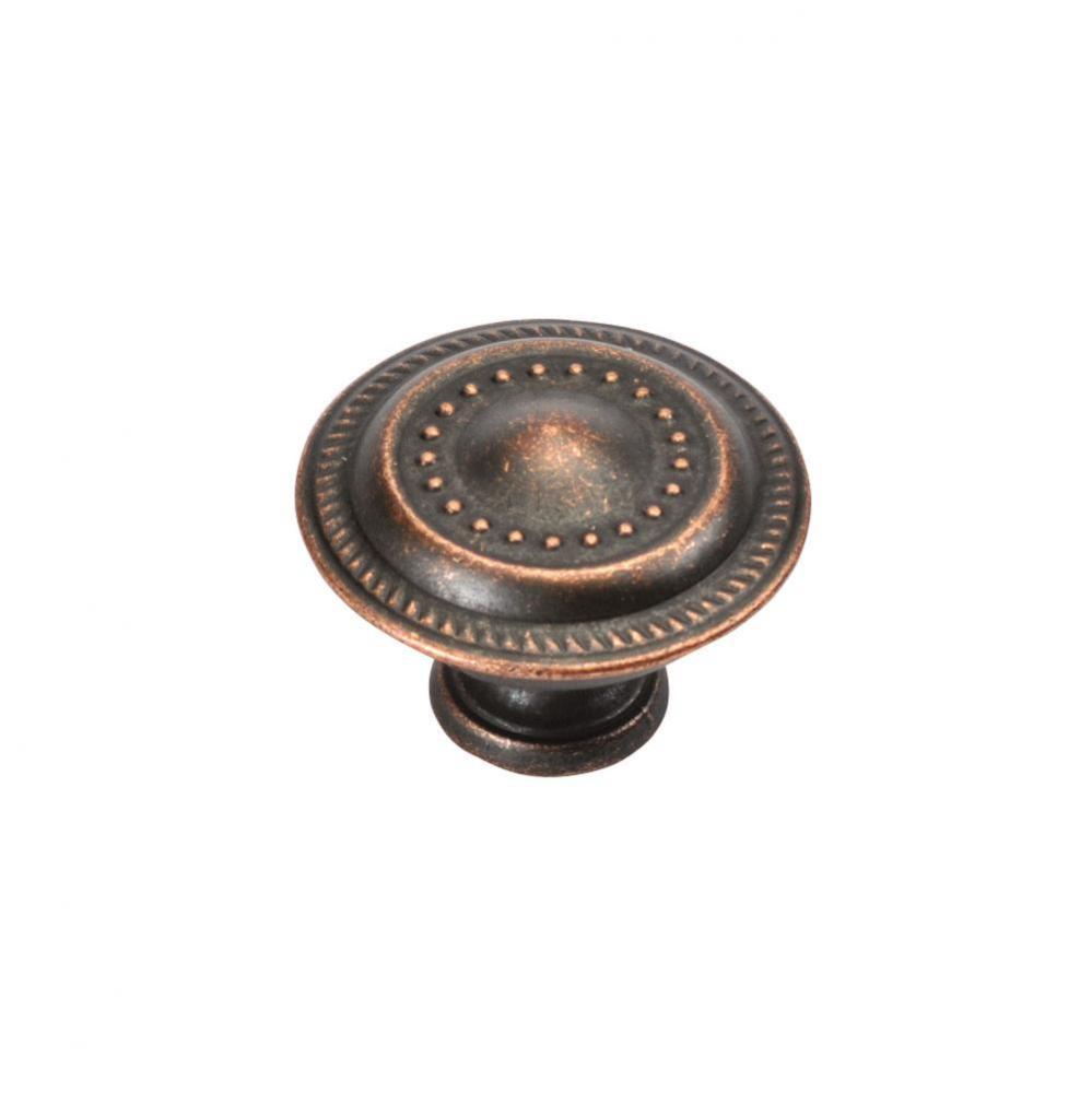 Manor House Collection Knob 1-1/4'' Diameter Dark Antique Copper Finish