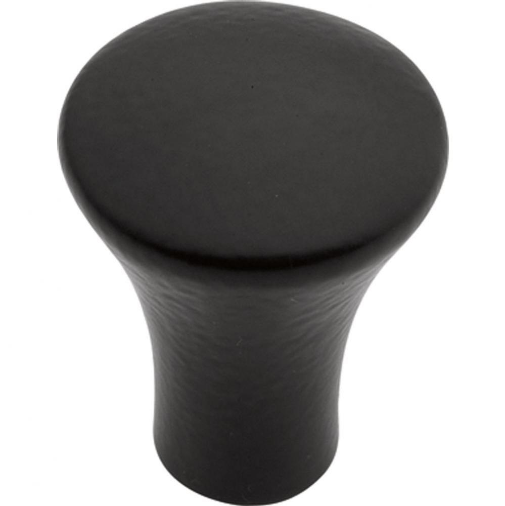 Metropolis Collection Knob 1'' Diameter Matte Black Finish