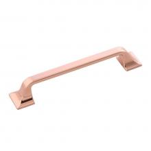 Hickory Hardware H076702-CP - Forge Collection Pull 128mm C/C Polished Copper Finish