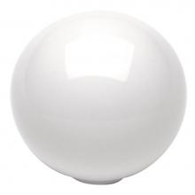 Hickory Hardware P14021-W - Conquest Collection Knob 1-1/4'' Diameter White Finish