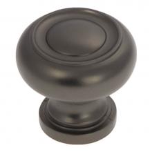 Hickory Hardware P3151-BM - 1-1/4 In. Cottage Black Mist Cabinet Knob