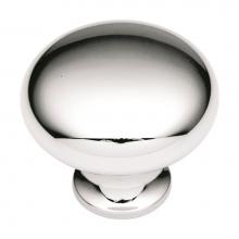 Hickory Hardware P320-26 - Eclipse Collection Knob 1-1/8'' Diameter Chrome Finish