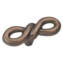 Hickory Hardware P3450-DAC - French Twist Collection Knob 2-1/8'' X 3/4'' Dark Antique Copper Finish