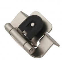 Hickory Hardware P5313-SN - Hinge Single Demountable 1/2 Inch Overlay (2 Pack)