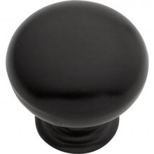 Hickory Hardware PA1217-MB - Modus Collection Knob 1'' Diameter Matte Black Finish