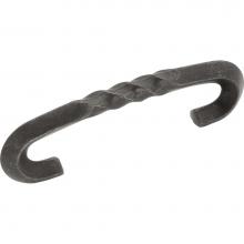 Hickory Hardware PA1323-BI - Charleston Blacksmith Collection Pull 3'' C/C Black Iron Finish