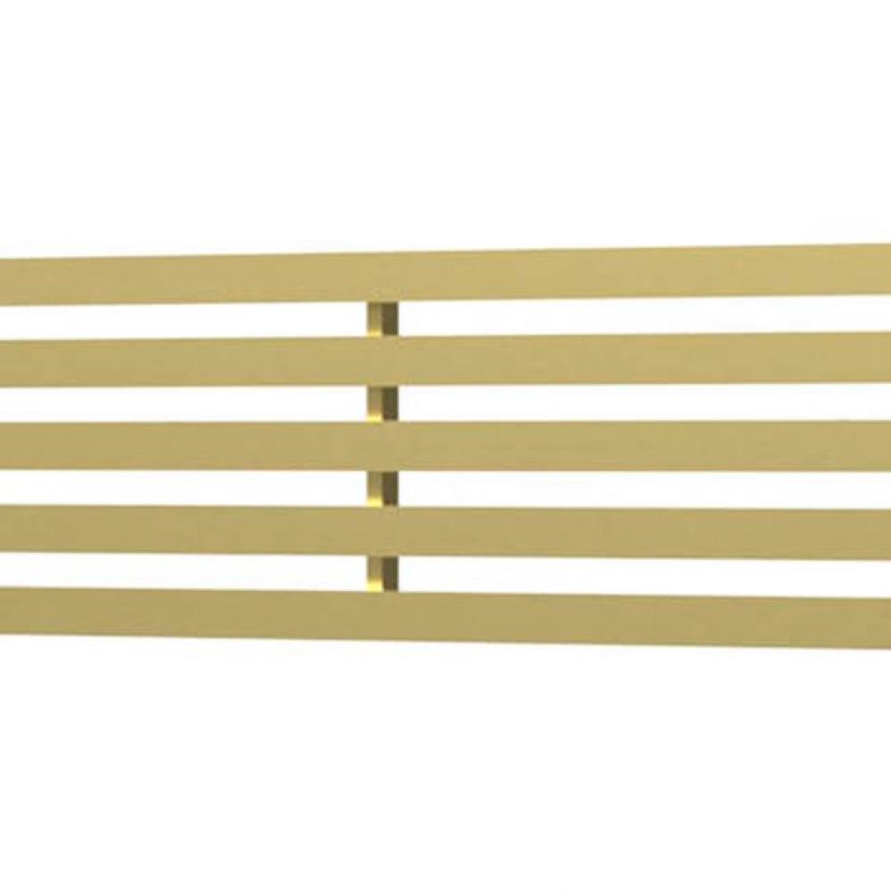 Drain Cover Lines 32In Brushed Gold