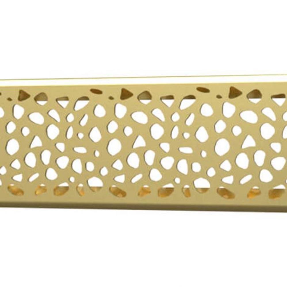 Drain Cover Stones 40In Brushed Gold