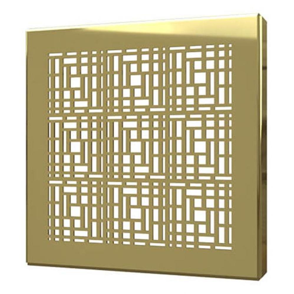 Square Drain Cover 6In Deco Polished G