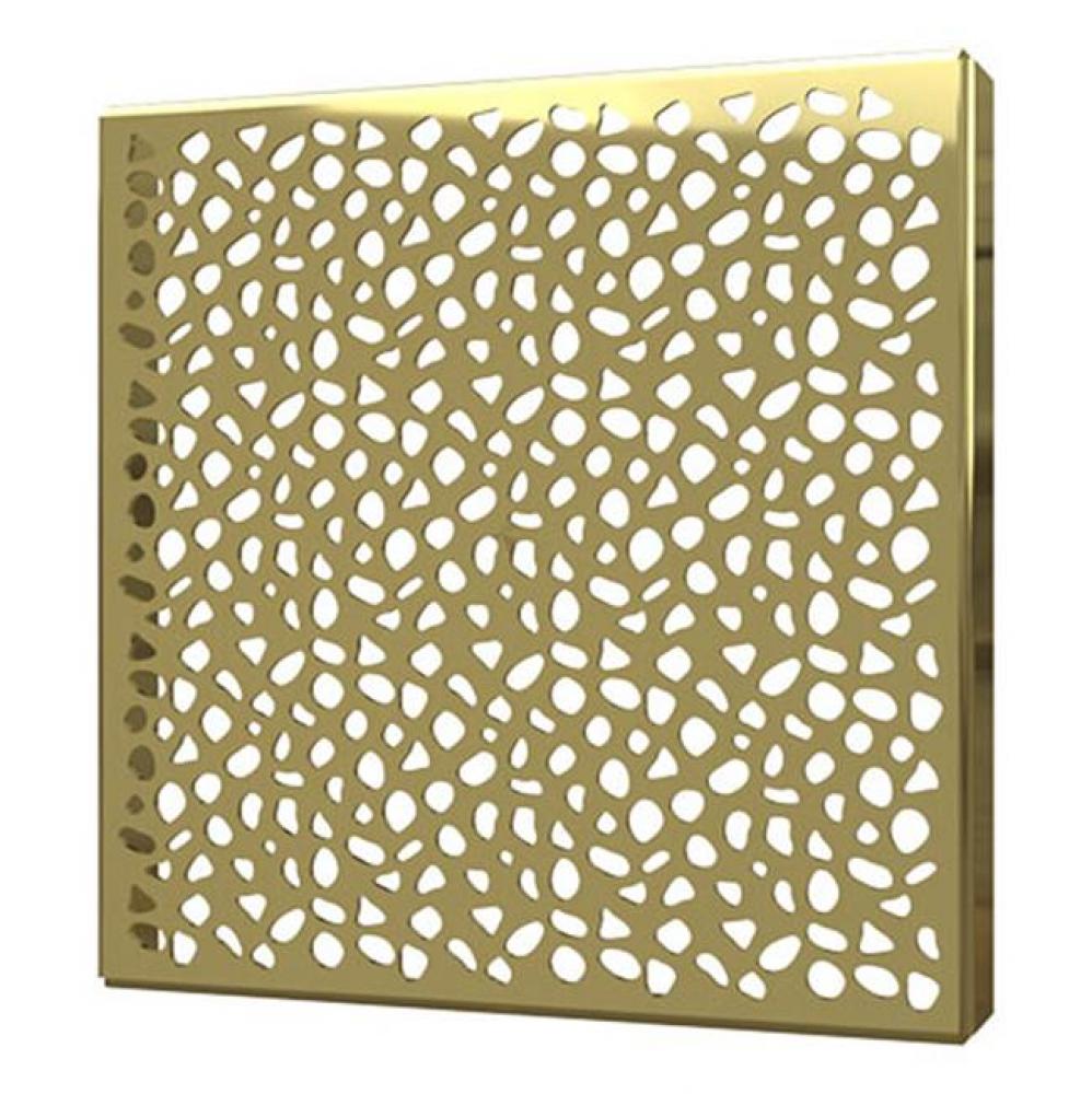 Square Drain Cover 6In Stones Polished G