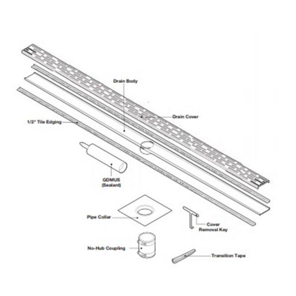 Retrofit Drain Assembly Kit 66 In