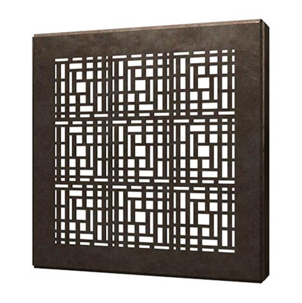 Square Drain Cover 6In Deco Orb