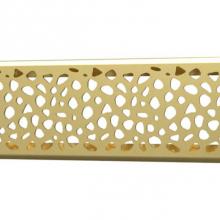 Quick Drain STONES32-BG - Drain Cover Stones 32In Brushed Gold