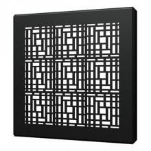 Quick Drain DECO05-MB - Square Drain Cover 5In Deco Matte B