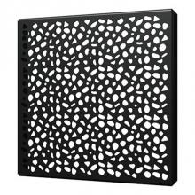 Quick Drain STONES06-MB - Square Drain Cover 6In Stoines Matte B