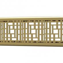 Quick Drain DECO18-PG - Drain Cover Deco 18In Polished Gold