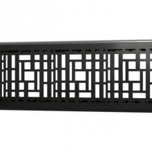 Quick Drain DECO18-PB - Drain Cover Deco 18In Polished Black