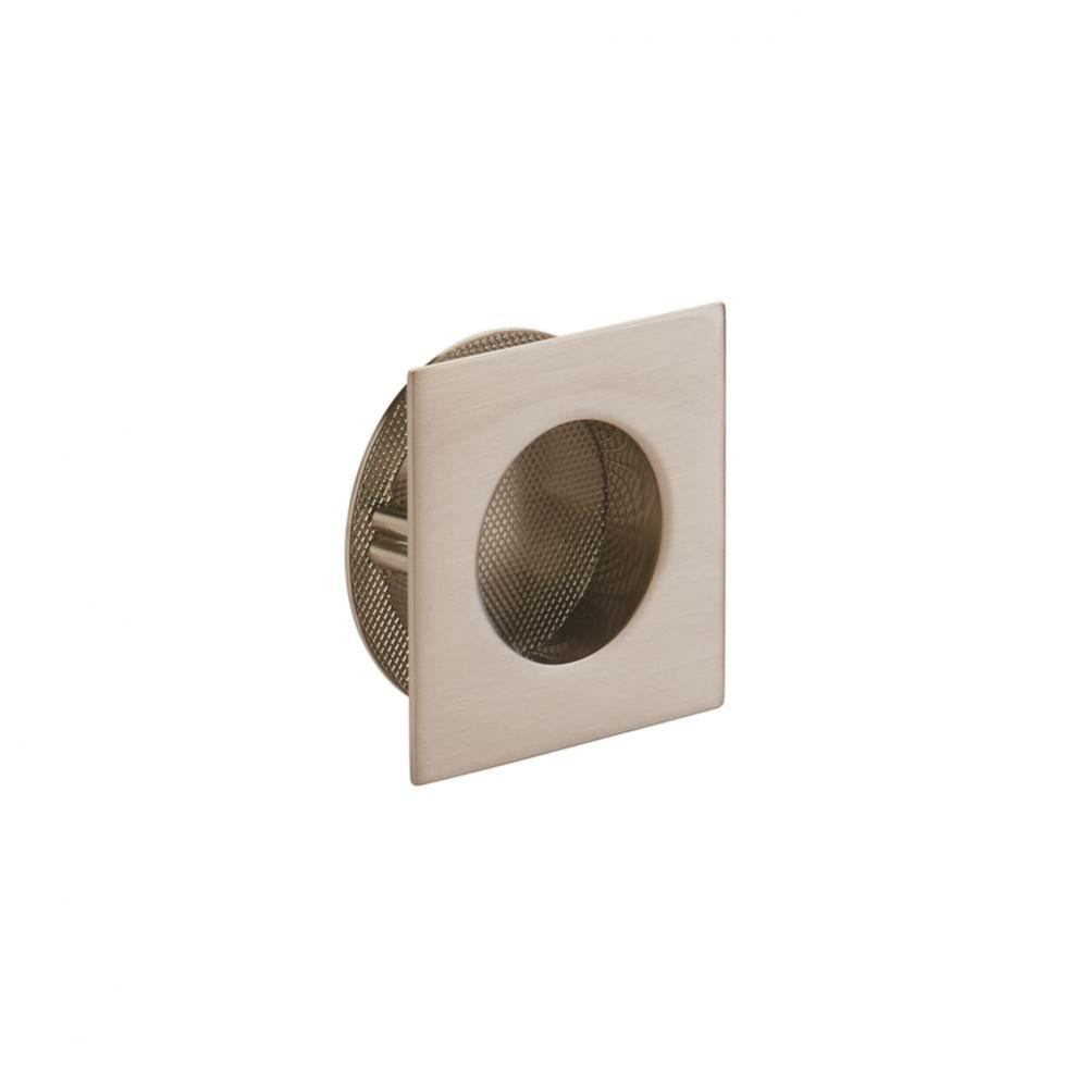 Urbano, Square Recessed Pull, Brushed Nickel, 3'' Overall