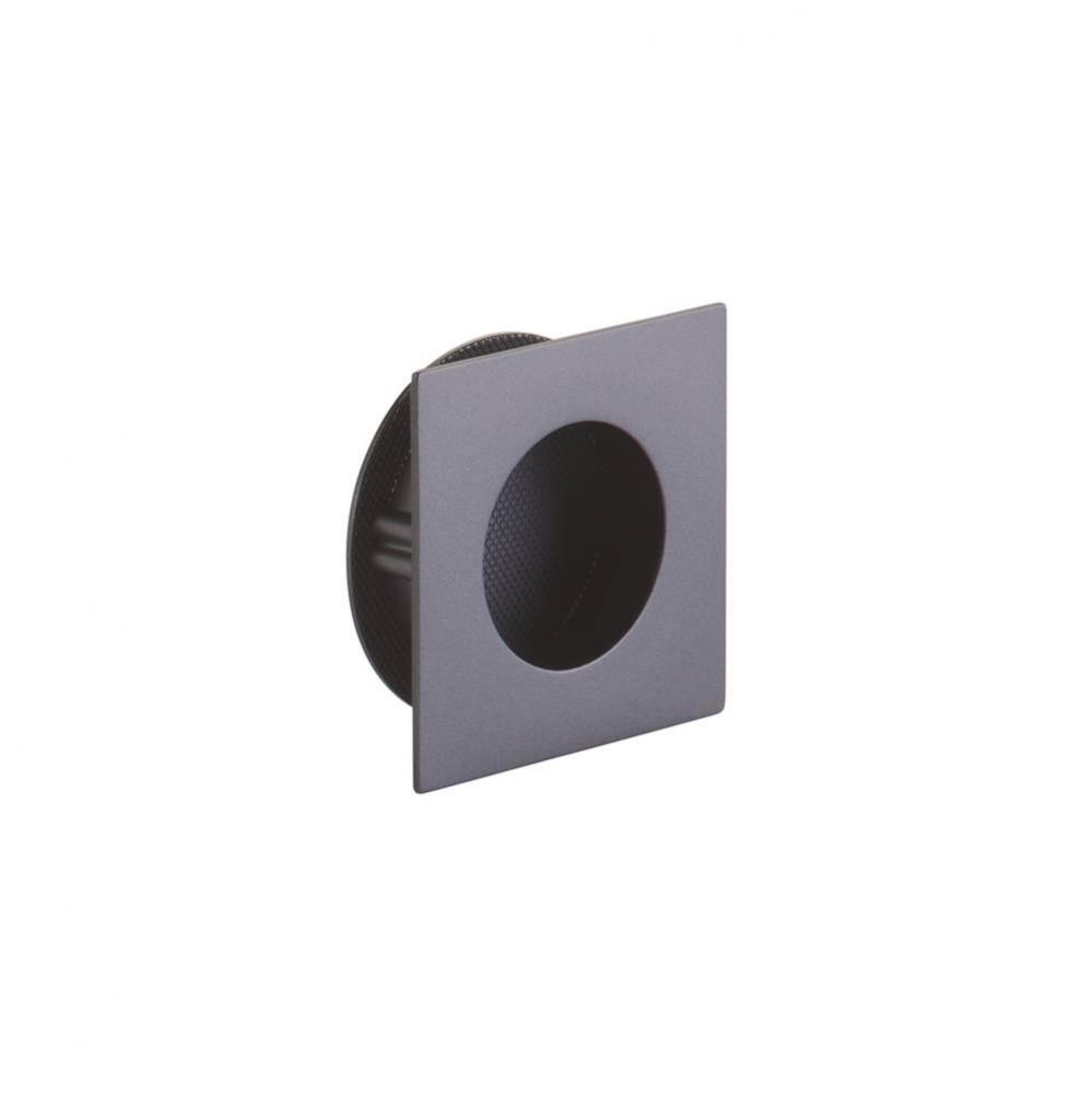 Urbano, Square Recessed Pull, Gun Metal, 3'' Overall