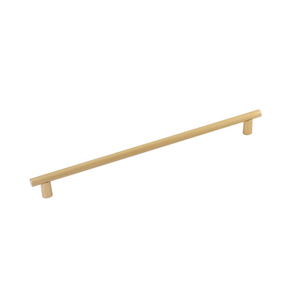 Monza, Appliance Pull, Signature Satin Brass, 18'' cc