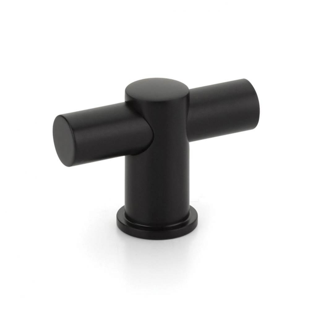 Fonce,T-Knob,Matte Black Bar,Satin Brass Stem