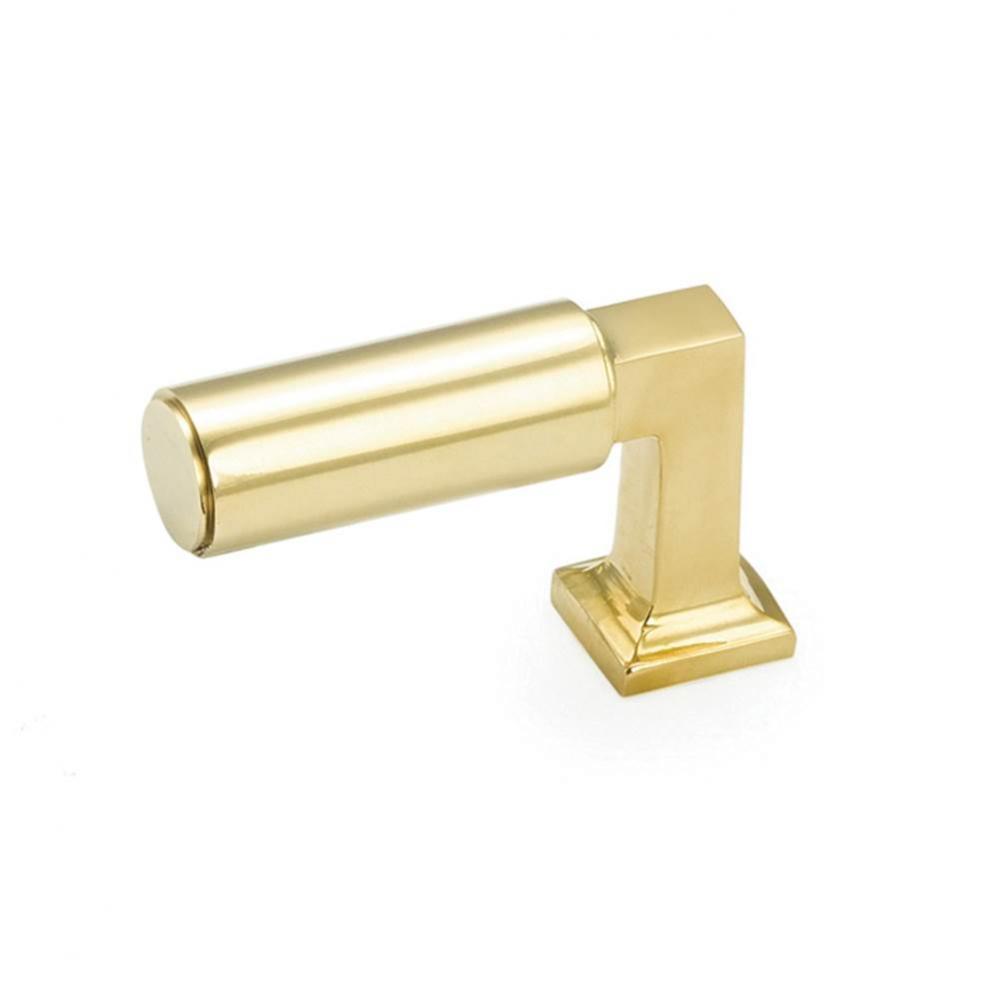 Finger Pull, Unlacquered Brass, 1/2''