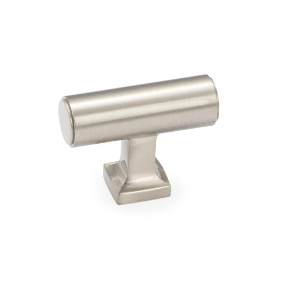 T-Pull, Satin Nickel, 1/2''