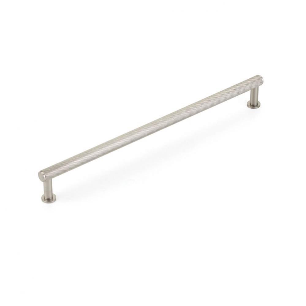 Pub House, Pull, Knurled, Brushed Nickel, 10'' cc