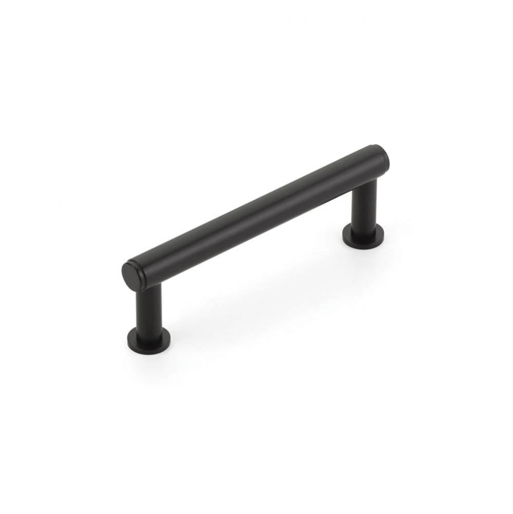 Pub House, Pull, Matte Black, 3-1/2'' cc