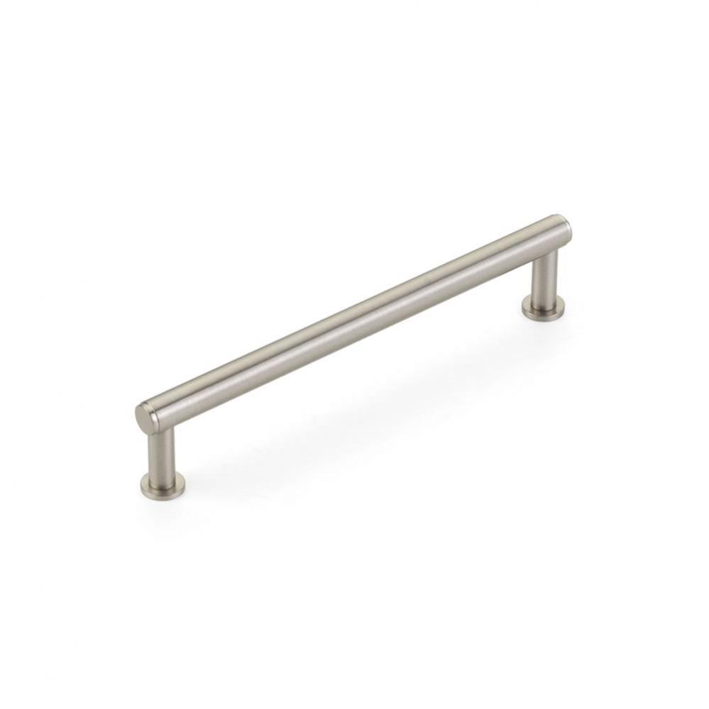 Pub House, Pull, Brushed Nickel, 6'' cc