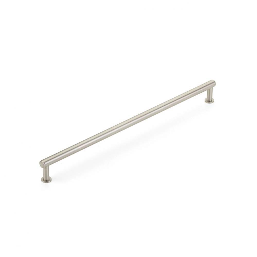 Pub House, Pull, Brushed Nickel, 12'' cc