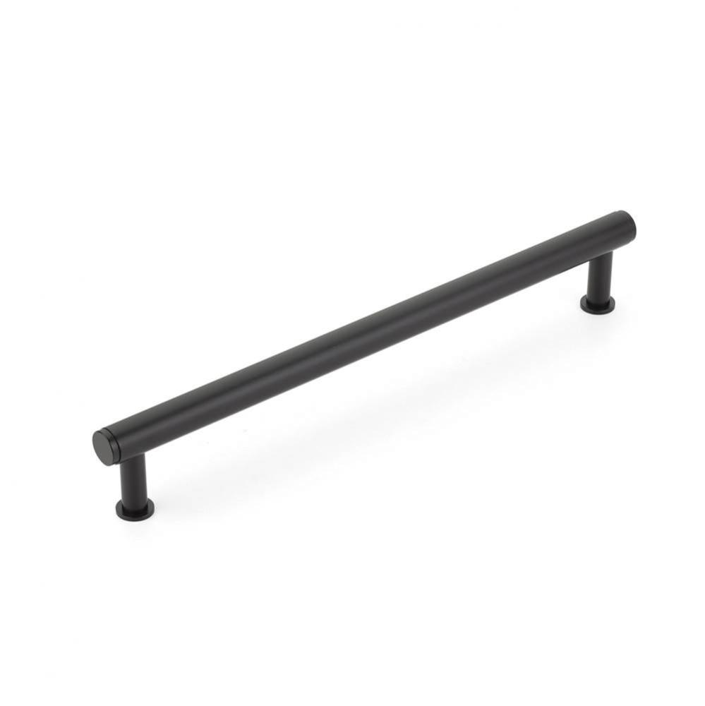 Pub House, Appliance Pull, Matte Black, 12'' cc