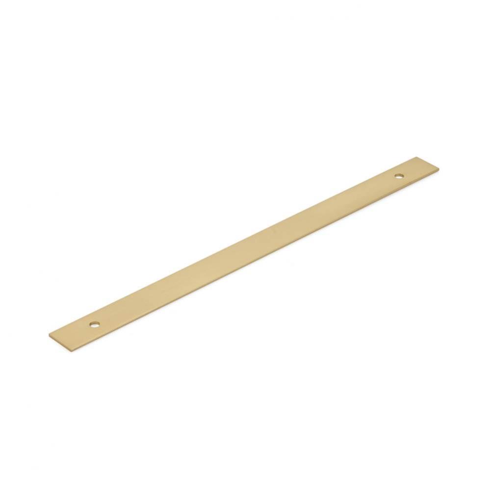 Pub House, Backplate for Appliance Pull, Signature Satin Brass, 12'' cc