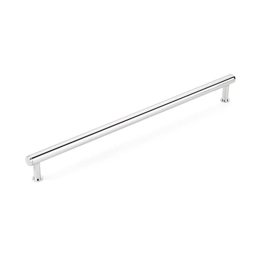 Pub House, Appliance Pull, Polished Chrome, 18'' cc