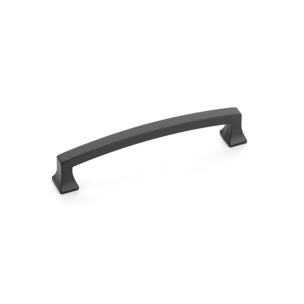 Pull, Arched, Matte Black, 5'' cc