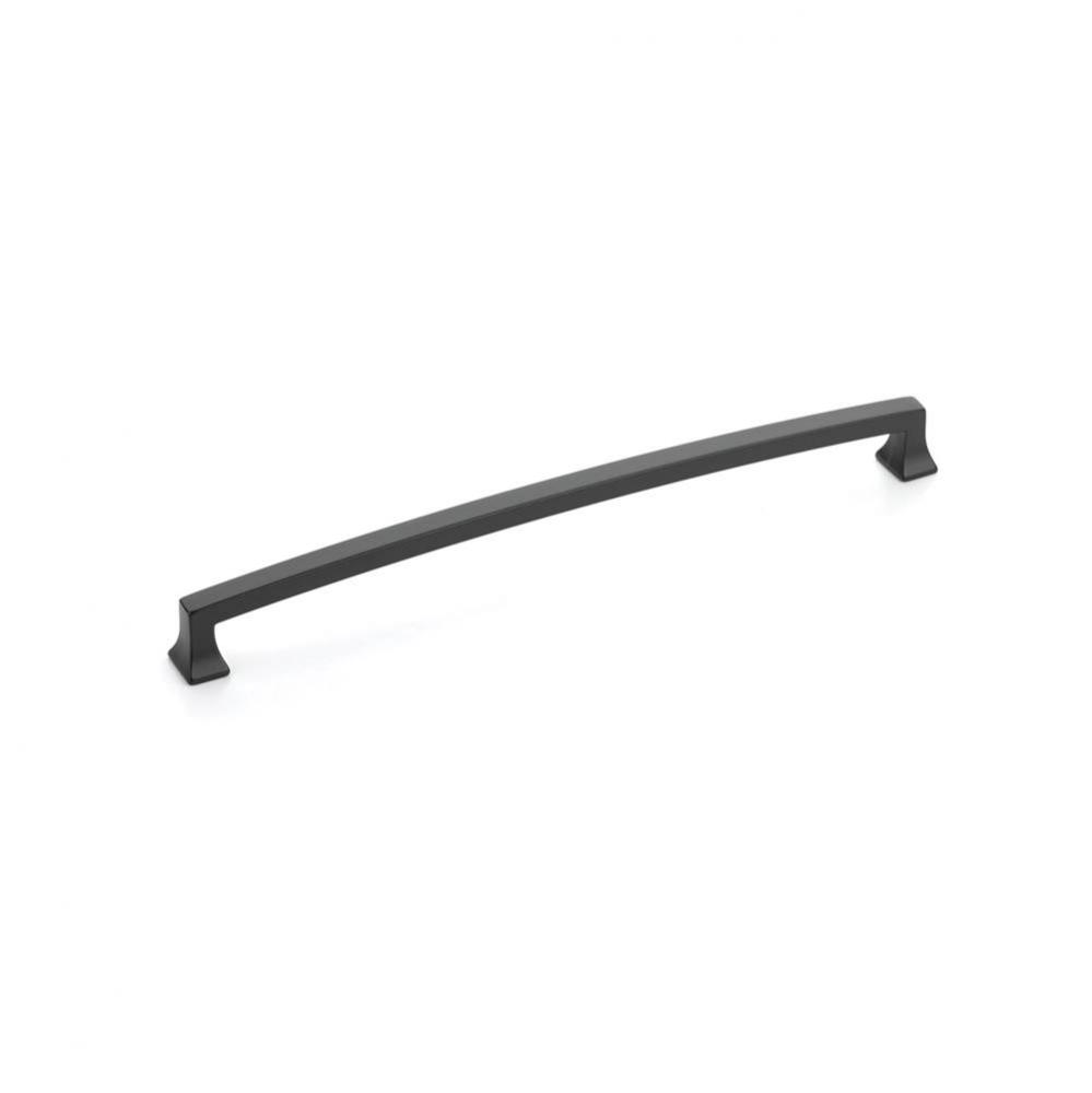 Pull, Arched, Matte Black, 10'' cc