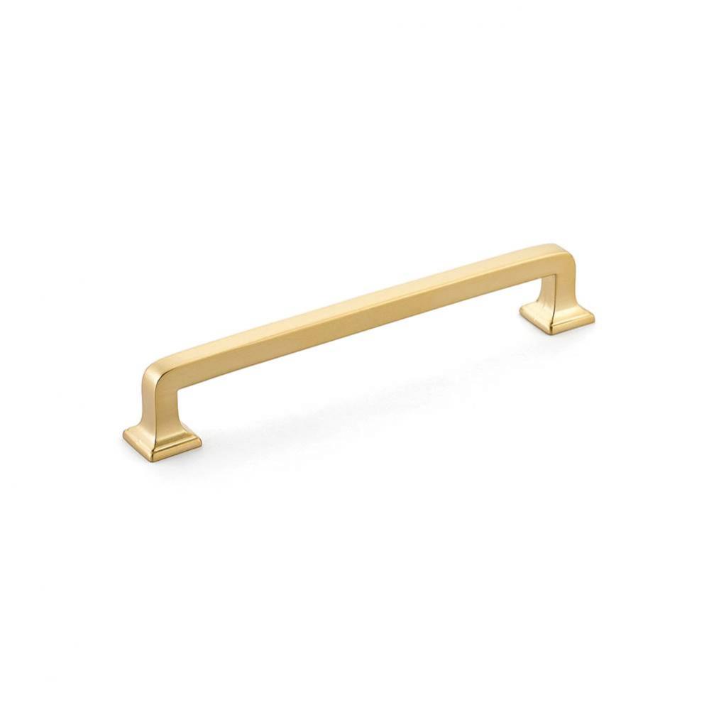 Pull, Signature Satin Brass, 6'' cc