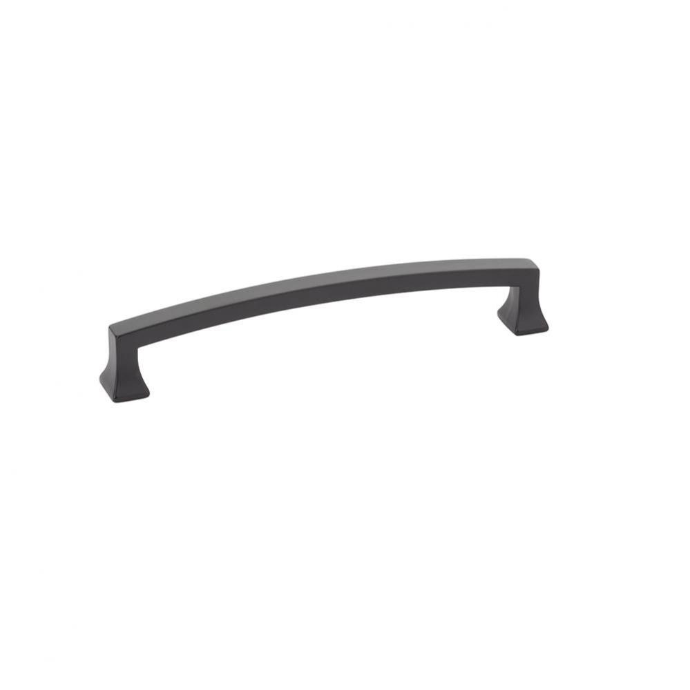 Pull, Arched, Matte Black, 6'' cc