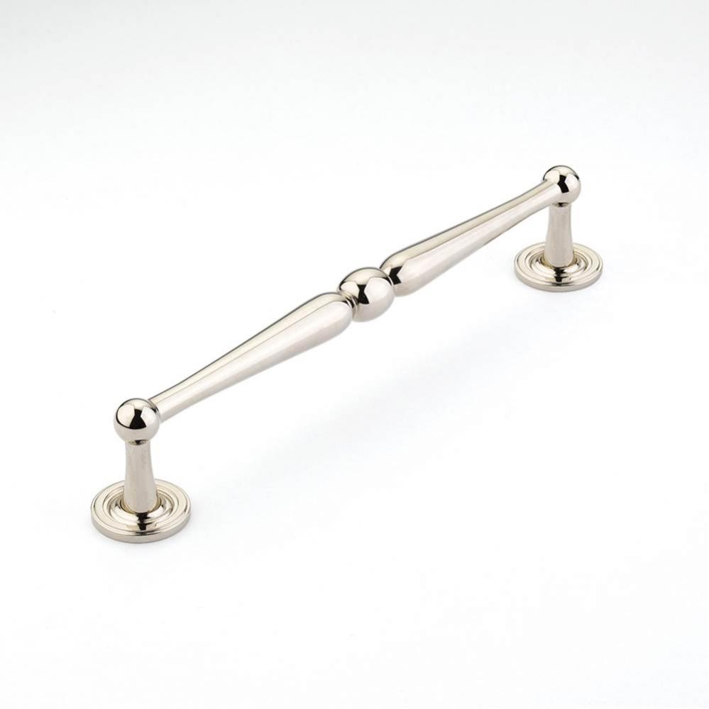 Pull, Plain Footplate, Polished Nickel, 8'' cc