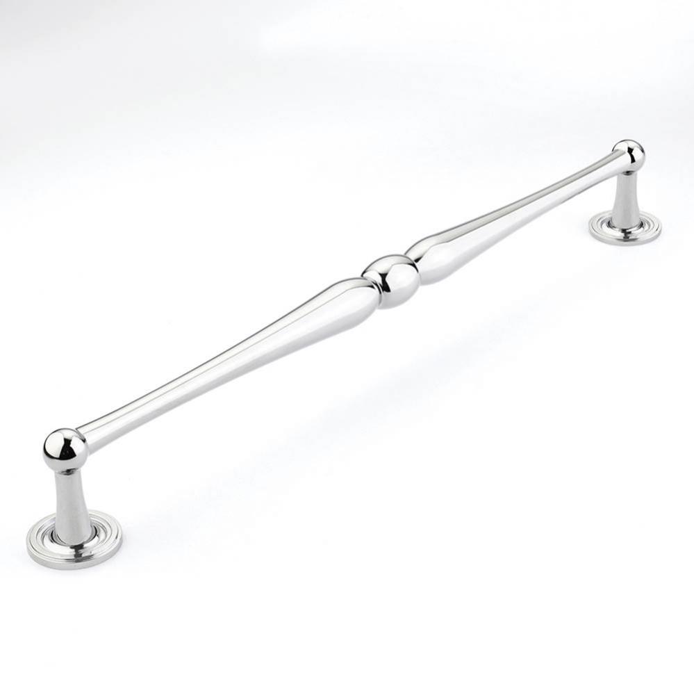 Pull, Plain Footplate, Polished Chrome, 15'' cc