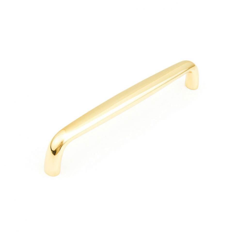 Appliance Pull, Polished Brass, 10'' cc