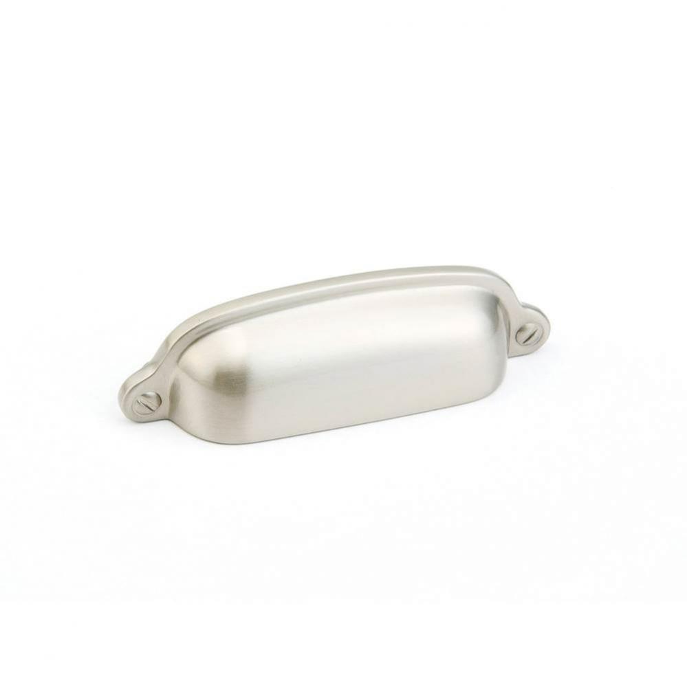 Cup Pull Satin Nickel, 3'' cc