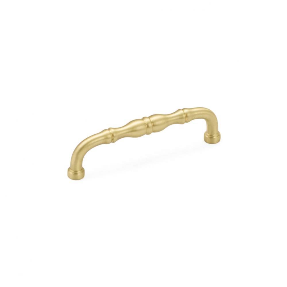 Pull, Satin Brass, 4'' cc