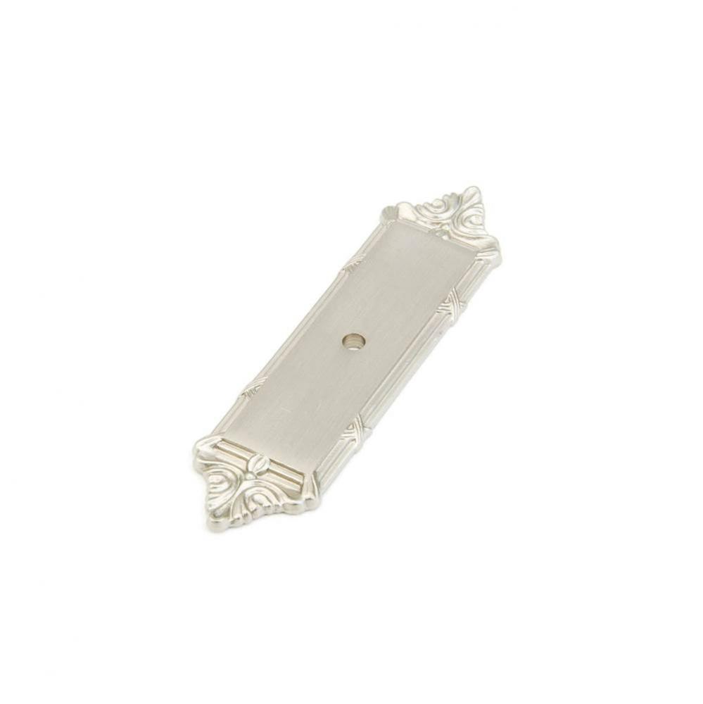 Backplate for Knob, Satin Nickel, 4-1/4''