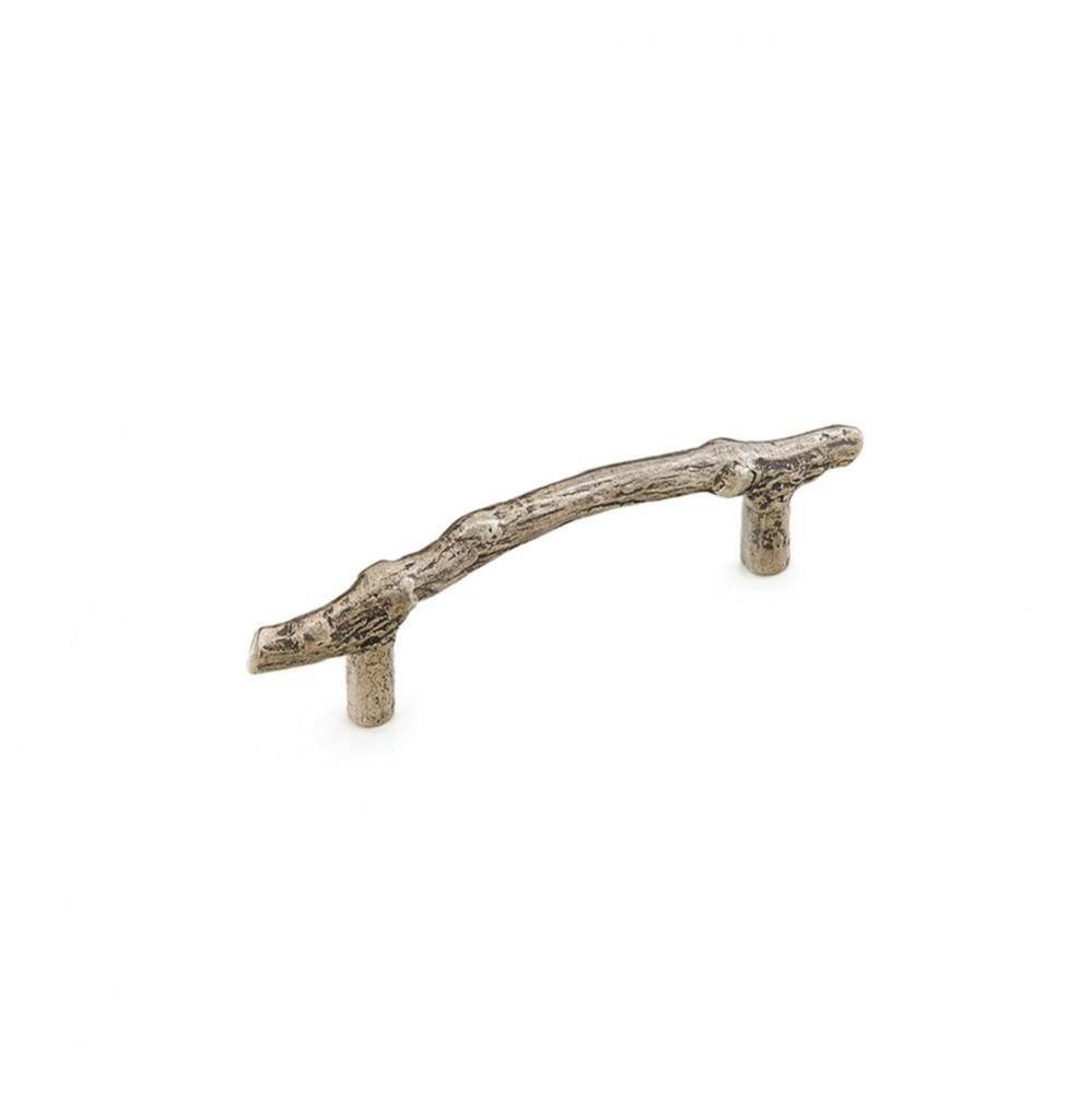 Pull, Twig, Italian Nickel, 4'' cc