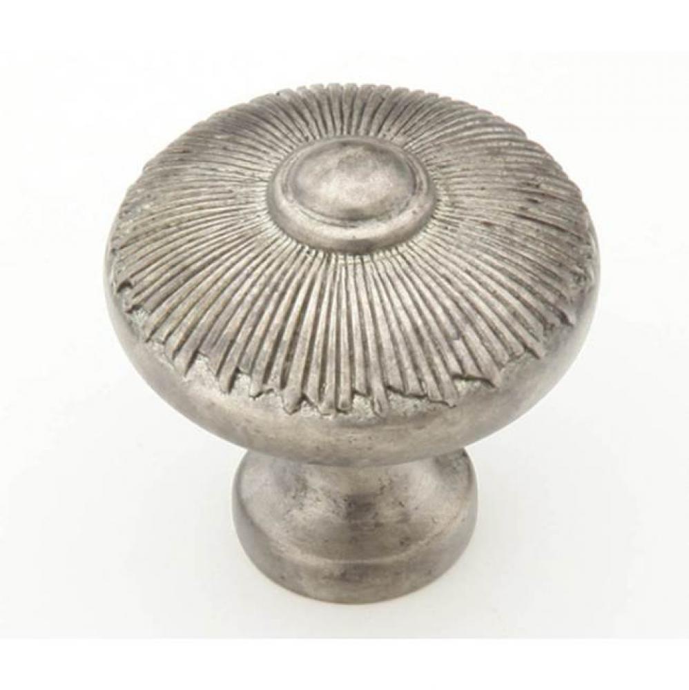 Knob, Silver Antique, 1-1/2'' dia